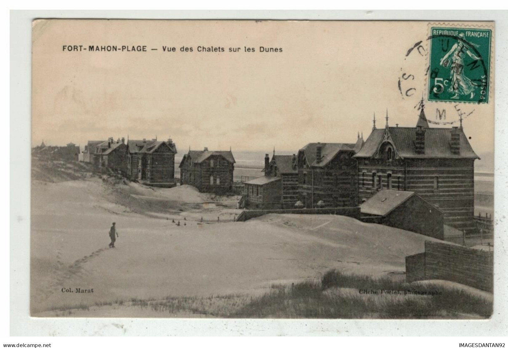 80 FORT MAHON PLAGE #15008 VUE DES CHALETS SUR LES DUNES - Fort Mahon