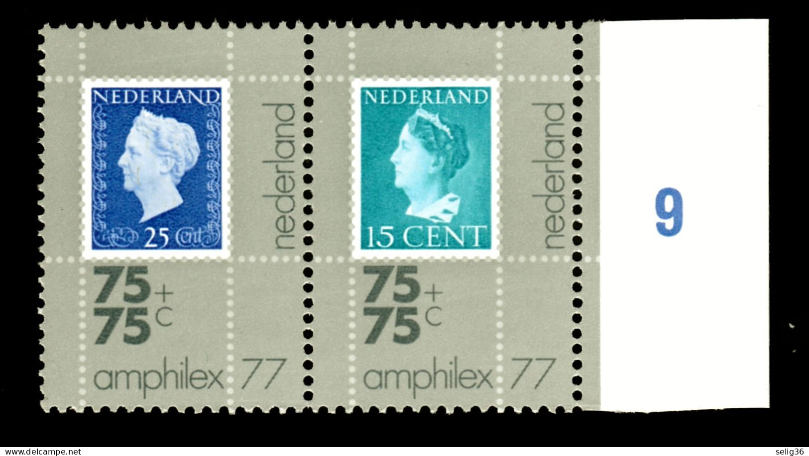 PAYS-BAS 1976 YT 1054-1056 ** Et 1057-1058 ** - Nuovi