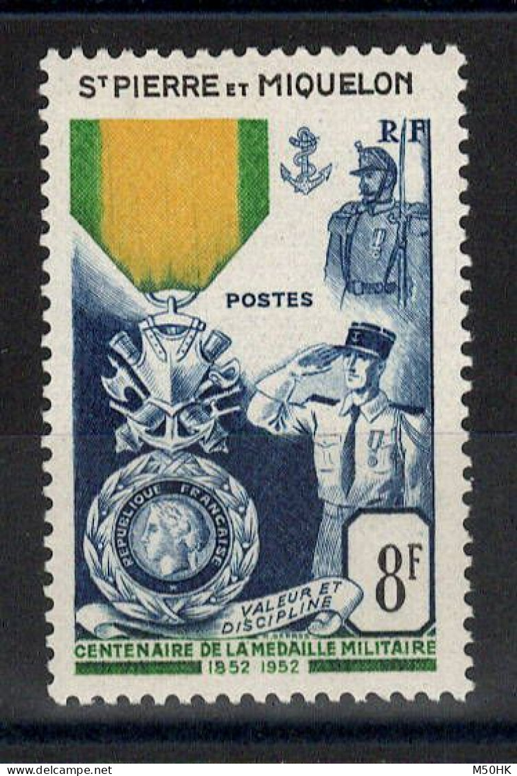 SPM - YV 347 N** MNH Luxe , Medaille Militaire , Cote 23 Euros - Unused Stamps