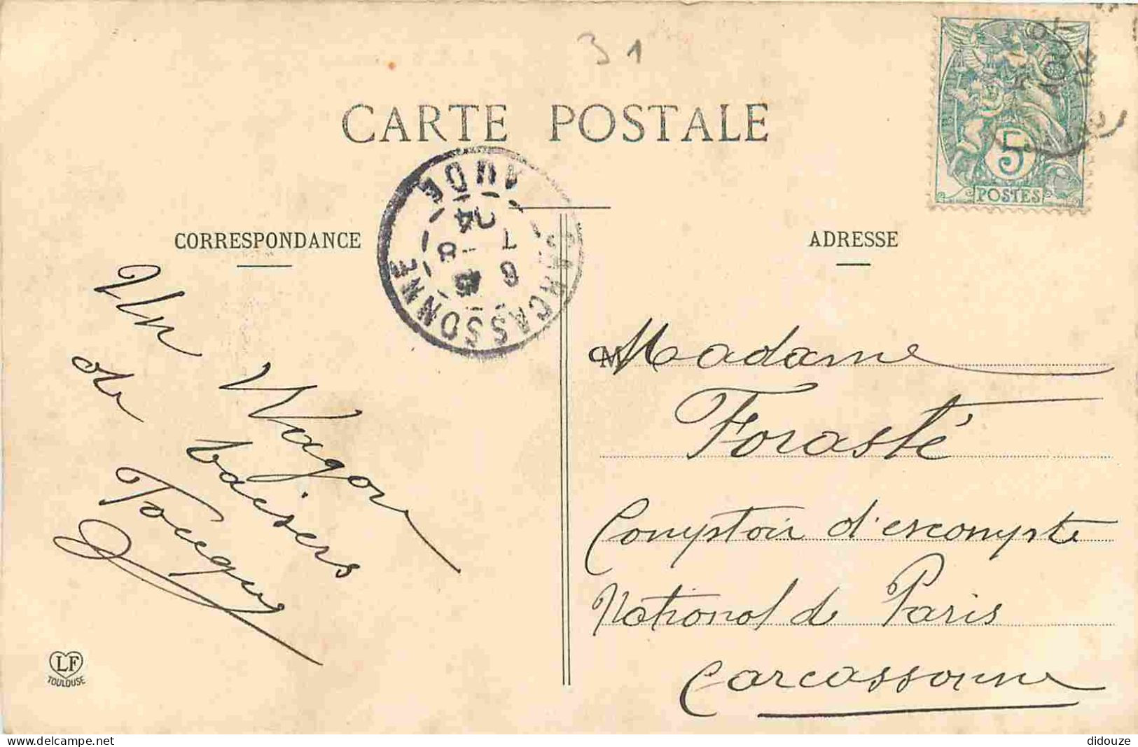 31 - Barbazan - Chapelle Et Buvette - Animée - CPA - Oblitération Ronde De 1904 - Voir Scans Recto-Verso - Barbazan