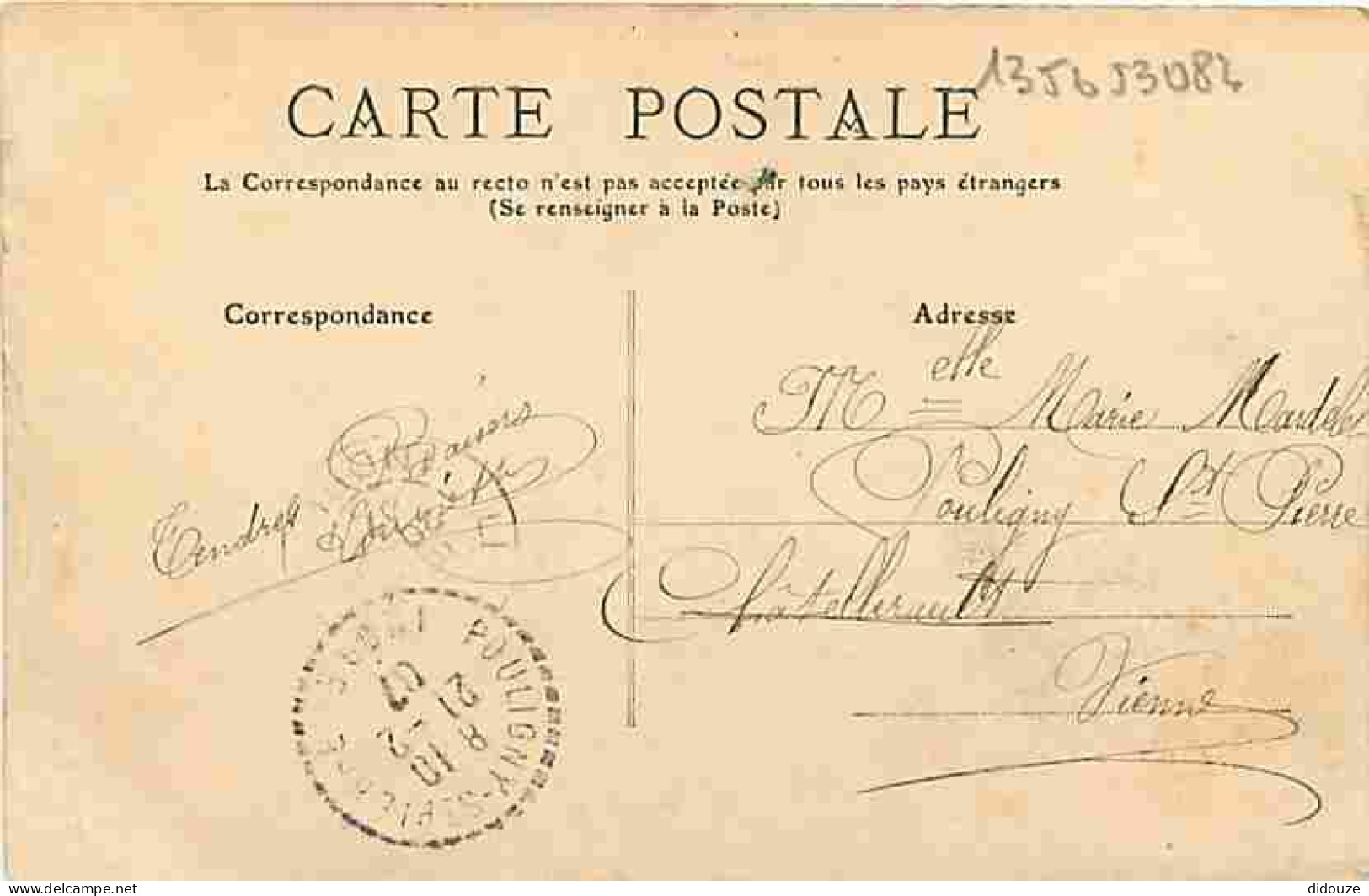 86 - Chatellerault - Square Gambetta - Château D'eau - Oblitération Ronde De 1907 - CPA - Voir Scans Recto-Verso - Chatellerault