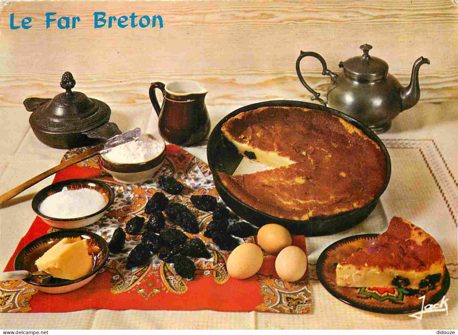 Recettes De Cuisine - Far Breton - Gastronomie - CPM - Voir Scans Recto-Verso - Recetas De Cocina