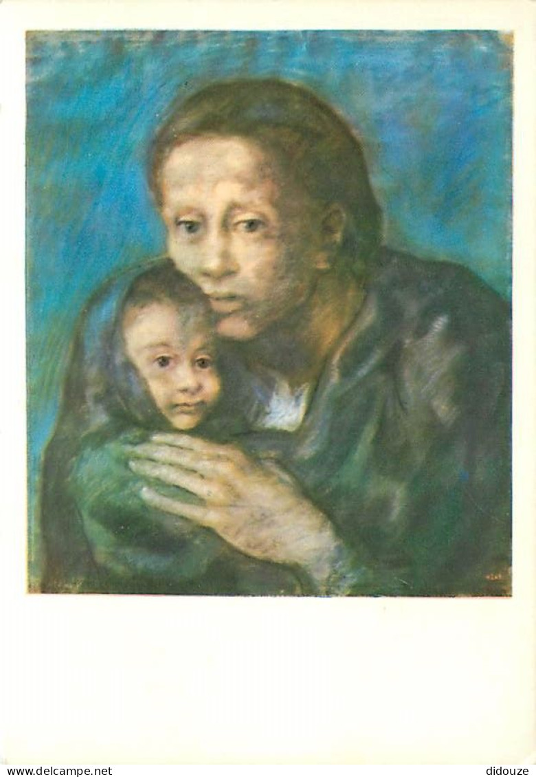 Art - Peinture - Pablo Picasso - Femme Et Enfant - Woman And Child - Carte Neuve - CPM - Voir Scans Recto-Verso - Peintures & Tableaux