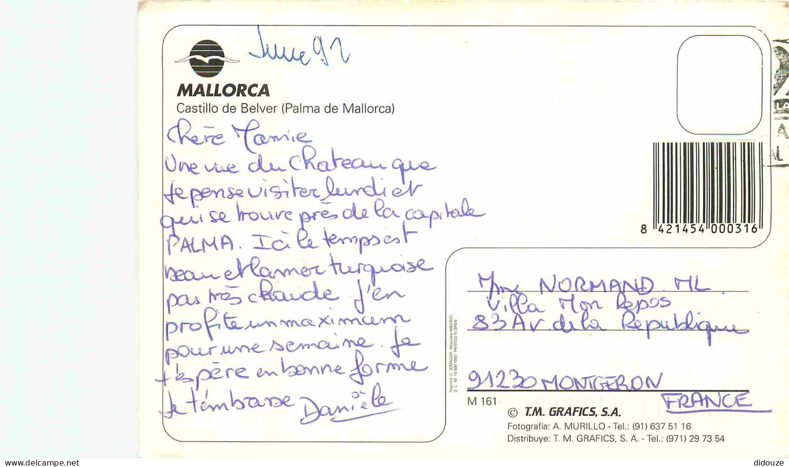 Espagne - Espana - Islas Baleares - Palma De Mallorca - Castillo De Bellver - Château - CPM - Voir Scans Recto-Verso - Palma De Mallorca