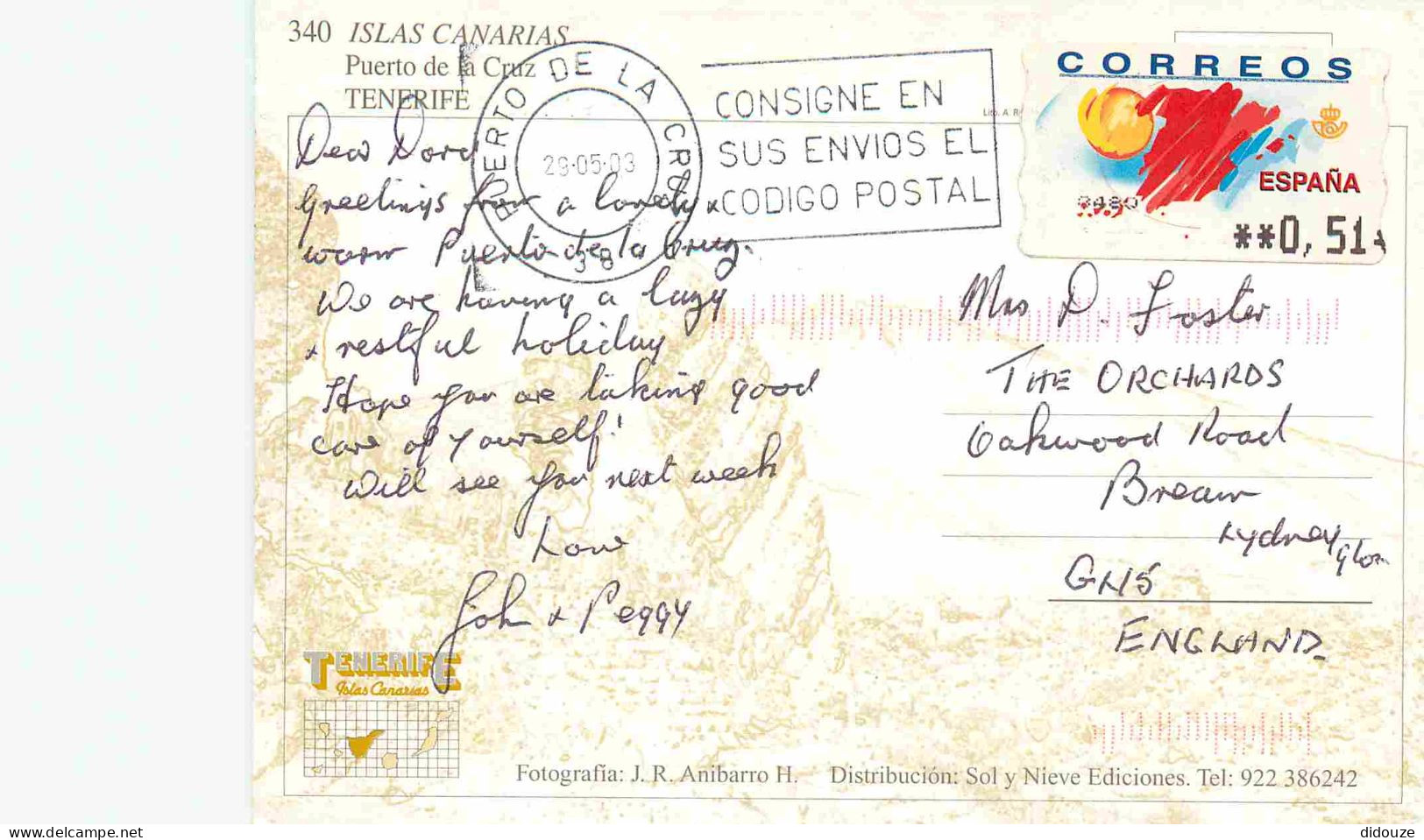 Espagne - Espana - Islas Canarias - Tenerife - Multivues - CPM - Voir Scans Recto-Verso - Tenerife