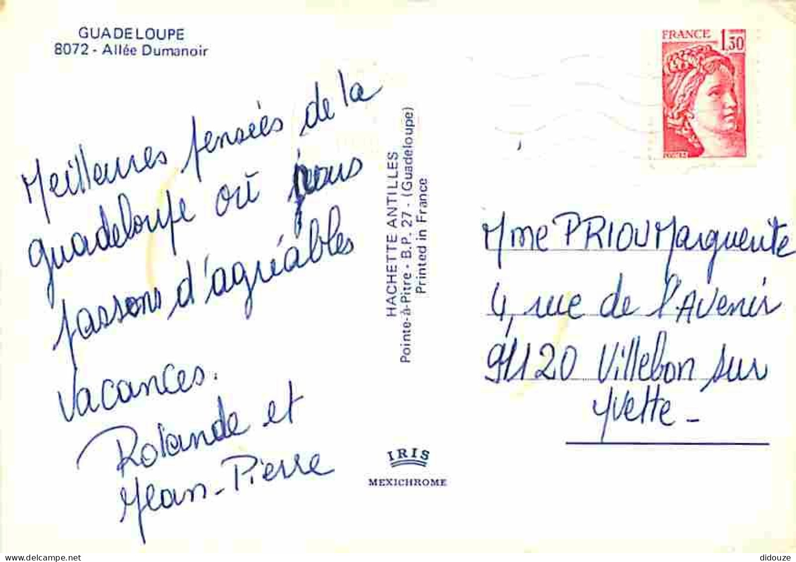 Guadeloupe - Allée Dumanoir - CPM - Voir Scans Recto-Verso - Autres & Non Classés