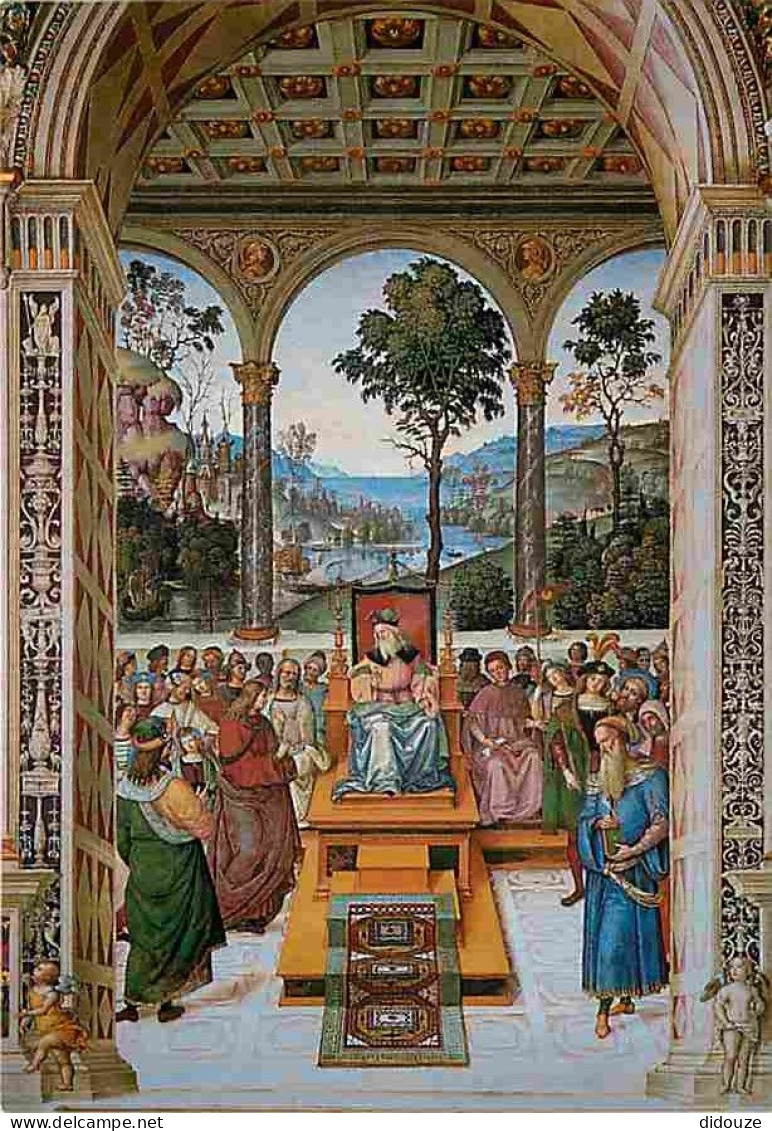 Art - Peinture Religieuse - Siena - Cattedrale - Cappella Piccolomini - Pintoricchio - Enée Sylvius Prononce Un Discours - Schilderijen, Gebrandschilderd Glas En Beeldjes