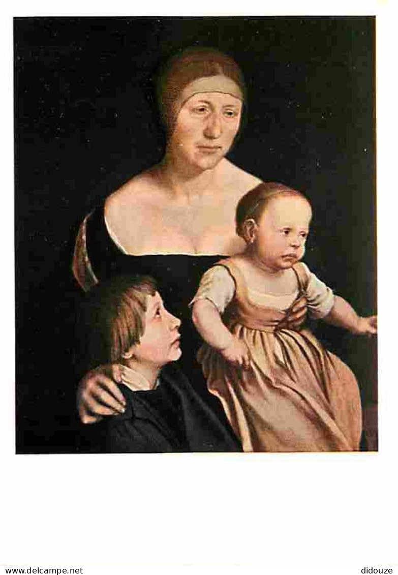 Art - Peinture - Hans Holbein - Frau Und Kinder Des Kunstlers - CPM - Voir Scans Recto-Verso - Peintures & Tableaux
