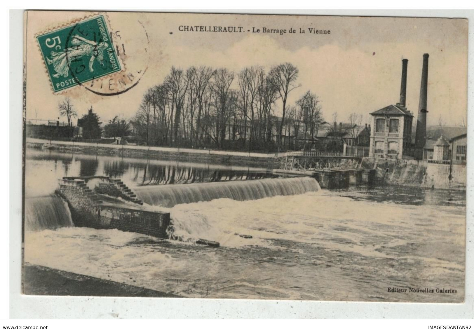 86 CHATELLERAULT #16075 BARRAGE DE LA VIENNE - Chatellerault