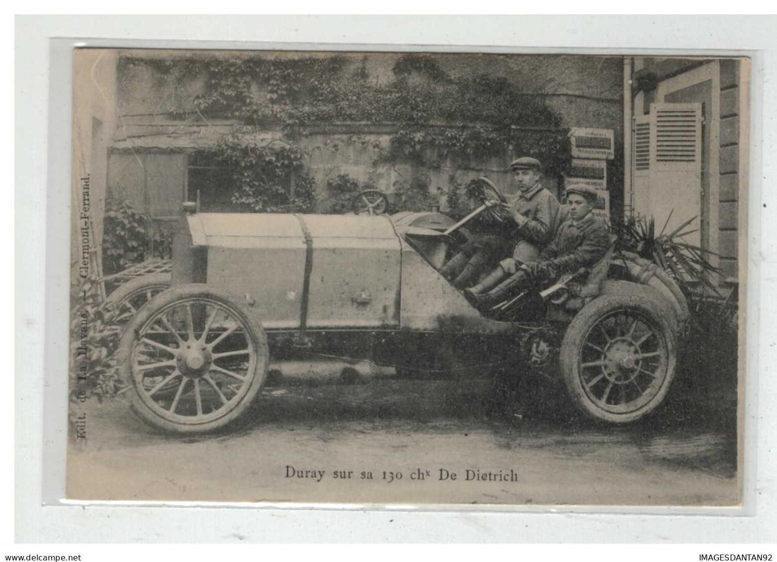 VOITURE DE COURSE AUTO #10852 DURAY SUR SA 130 CH DE DIETRICH - Turismo