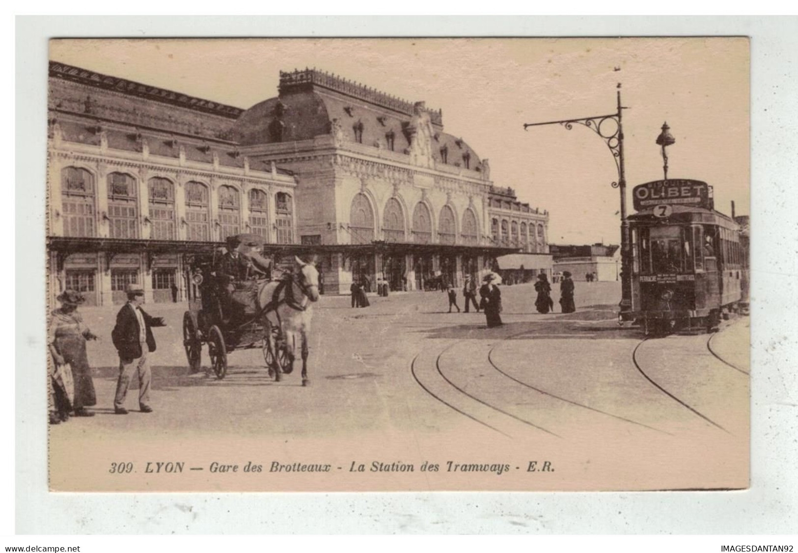 69 LYON #12215 GARE DES BROTTEAUX STATION DES TRAMWAYS N°309 - Lyon 1