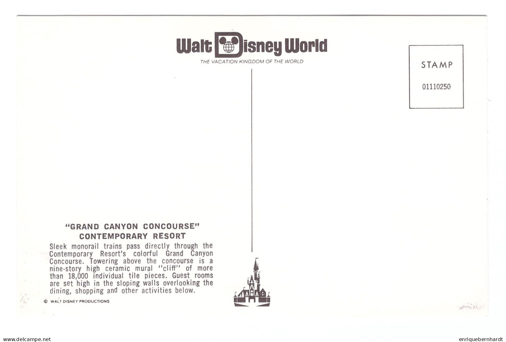 WALT DISNEY WORLD // GRAND CANYON CONCOURSE CONTEMPORARY RESORT - Disneyworld