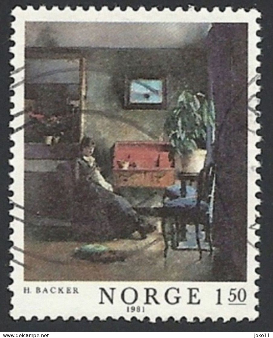 Norwegen, 1981, Mi.-Nr. 847, Gestempelt - Usados