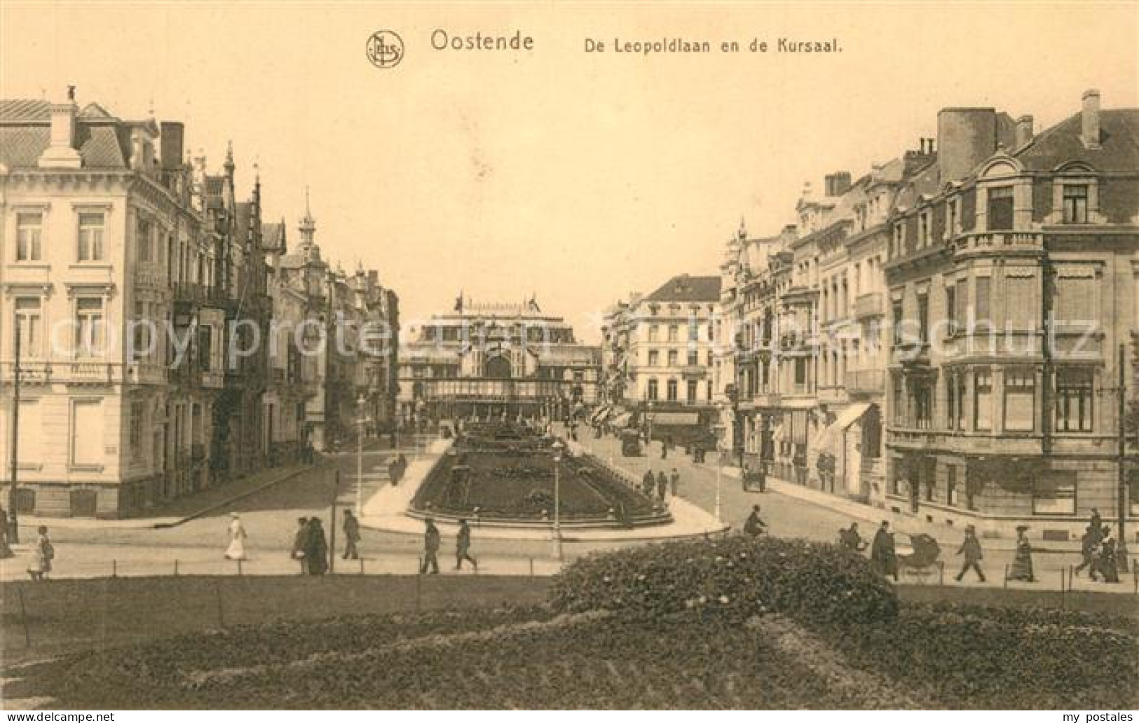 73341963 Oostende Ostende Leopoldlaan En De Kursaal Avenue De Léopold  - Autres & Non Classés