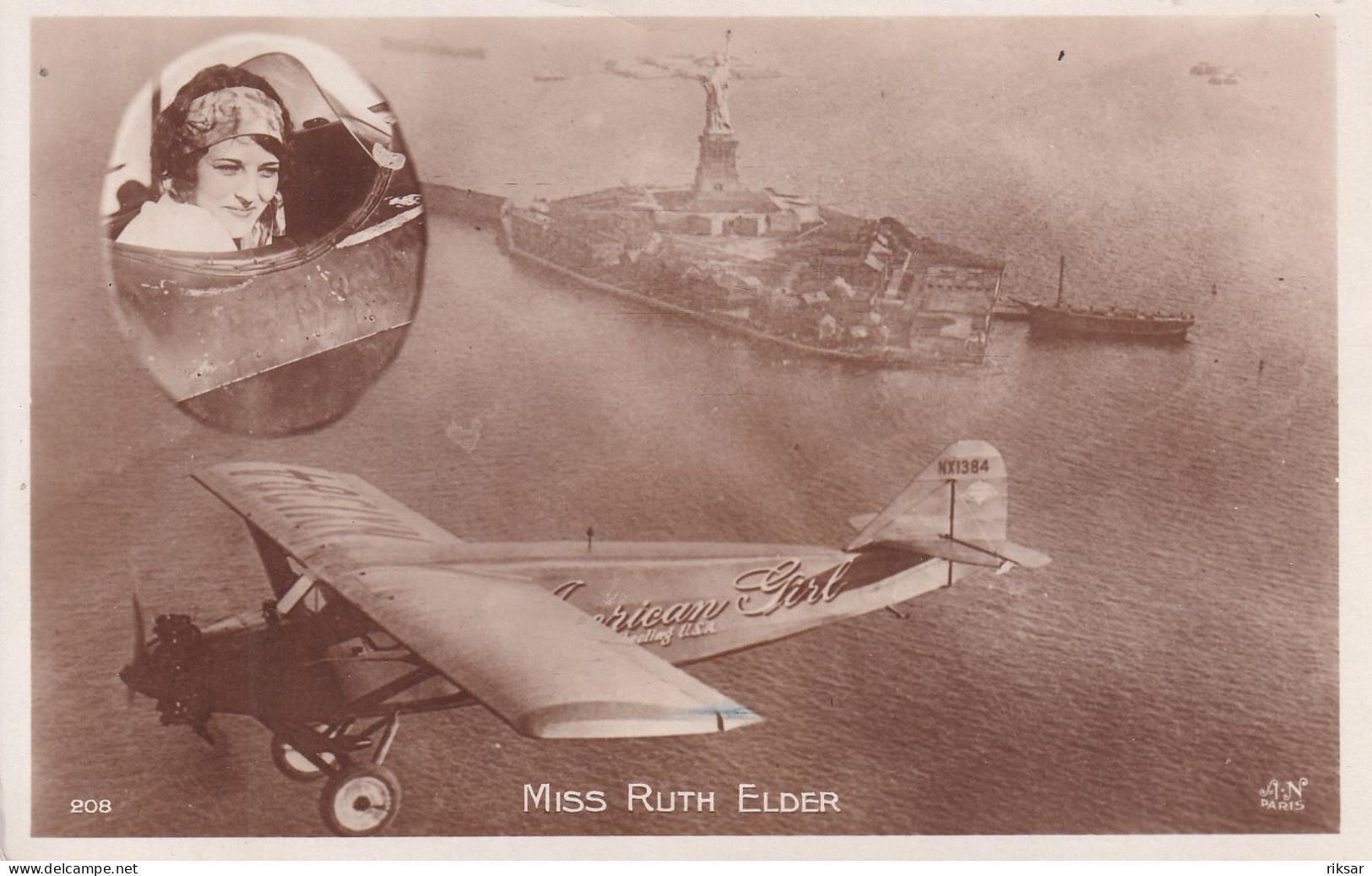 AVIATION(MISS RUTH ELDER) - 1914-1918: 1a Guerra