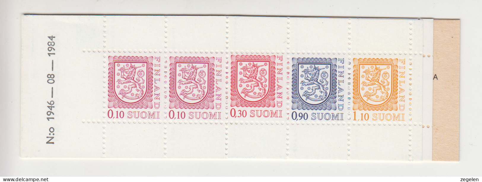 Finland Automaatboekje Cat. Facit HA14I Michel MH12 ** Druknummer 1946 - Postzegelboekjes