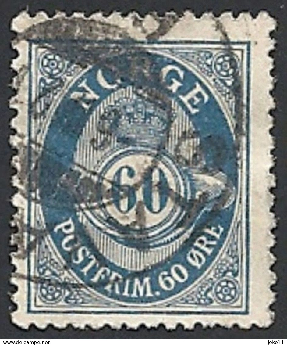 Norwegen, 1909, Mi.-Nr. 88, Gestempelt - Usados