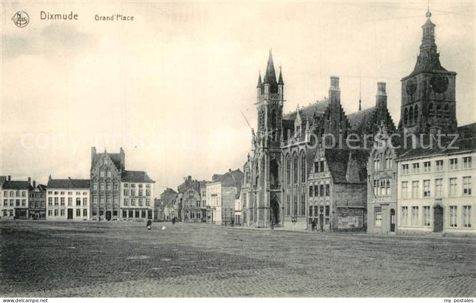 73341900 Dixmude Grande Place Marktplatz Dixmude - Autres & Non Classés