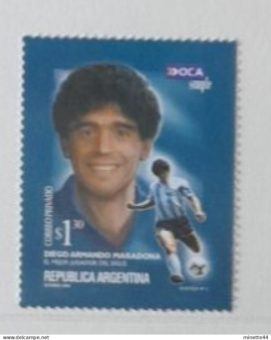 ARGENTINE ARGENTINA MNH** 2002 MARADONA FOOTBALL FUSSBALL SOCCER CALCIO VOETBAL FUTBOL FUTEBOL FOOT FOTBAL - Neufs