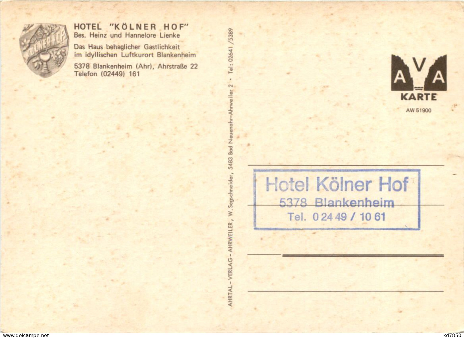 Blankenheim Ahr - Hotel Köner Hof - Euskirchen