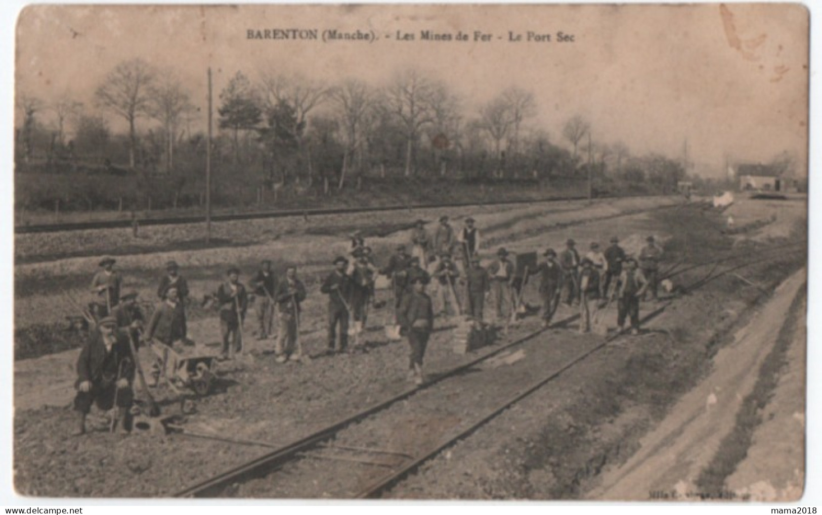 Barenton Les Mines De Fer   Le Port Sec - Barenton