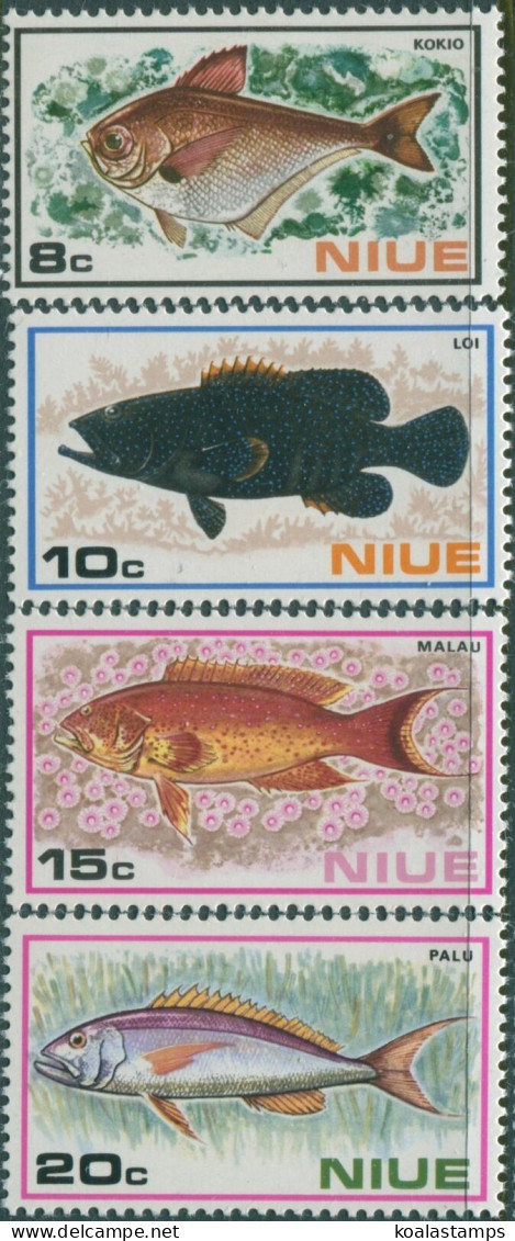 Niue 1973 SG175-178 Fish Set MLH - Niue