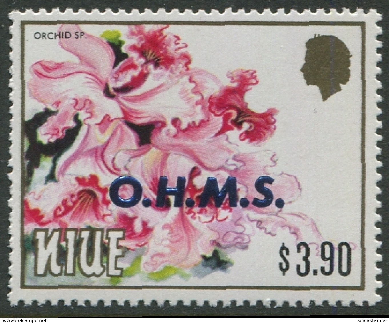 Niue OHMS 1985 SGO13 $3.90 Orchid MNH - Niue