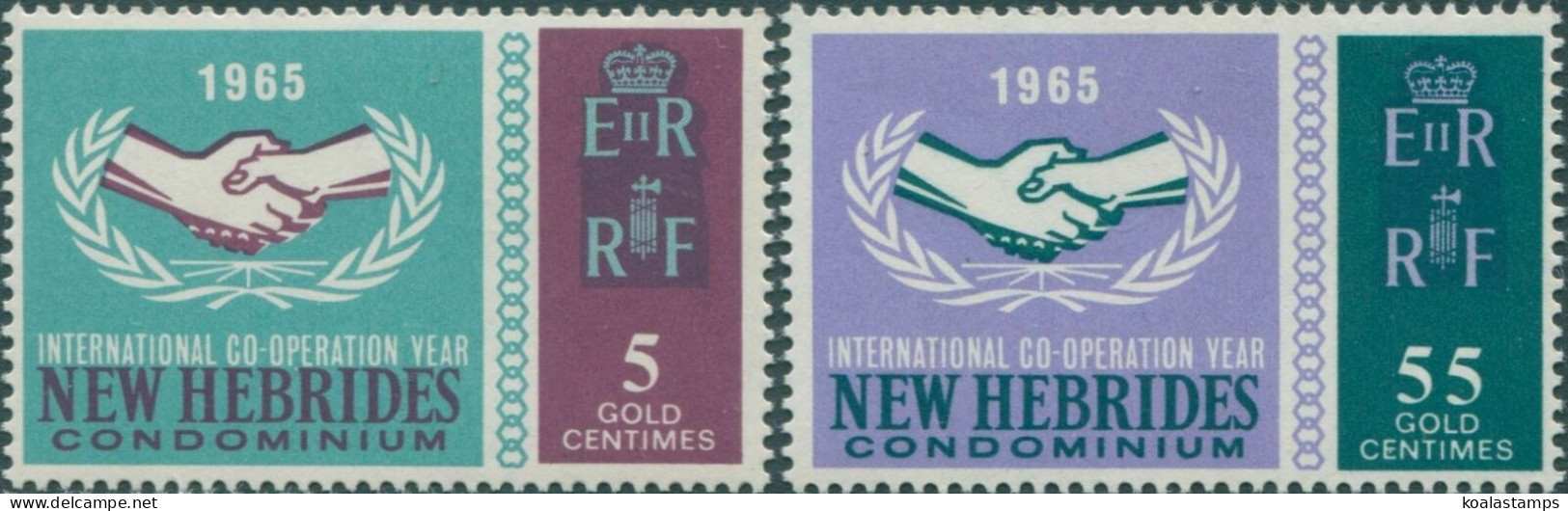 New Hebrides 1965 SG112-113 ICY Set MNH - Sonstige & Ohne Zuordnung