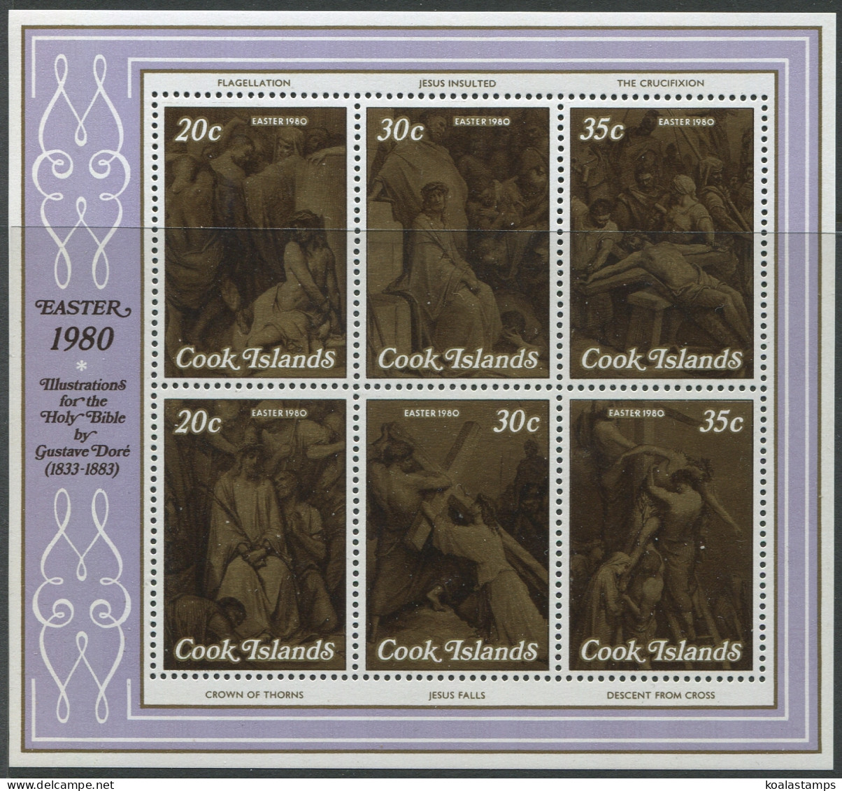 Cook Islands 1980 SG681 Easter MS MNH - Cook