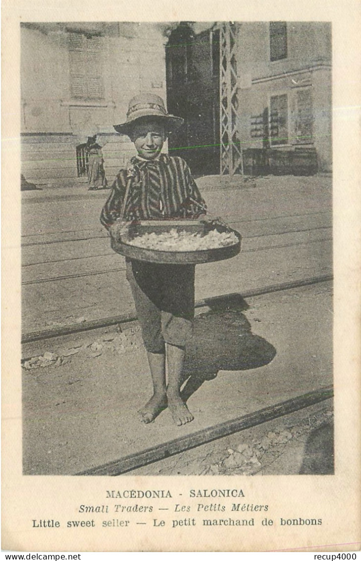 LES PETITS METIERS  Salonique  Le Petit Marchand De Bonbons   2 Scans - Ambachten