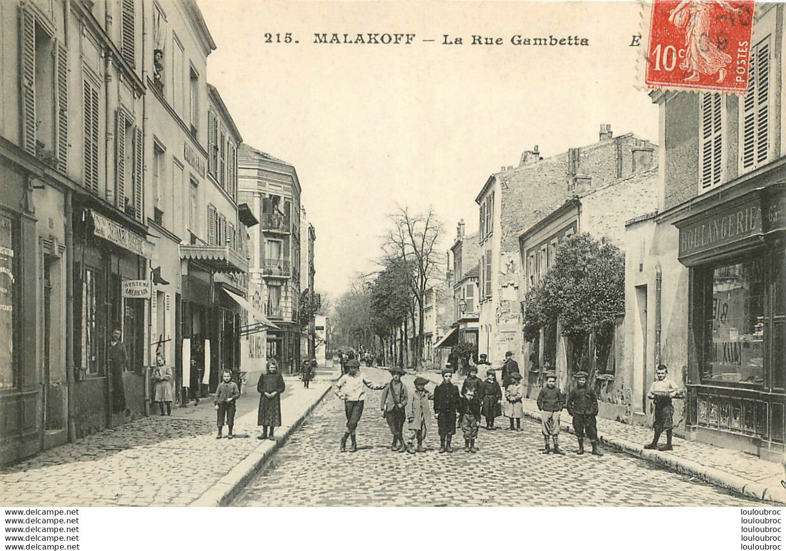 MALAKOFF LA RUE GAMBETTA - Malakoff