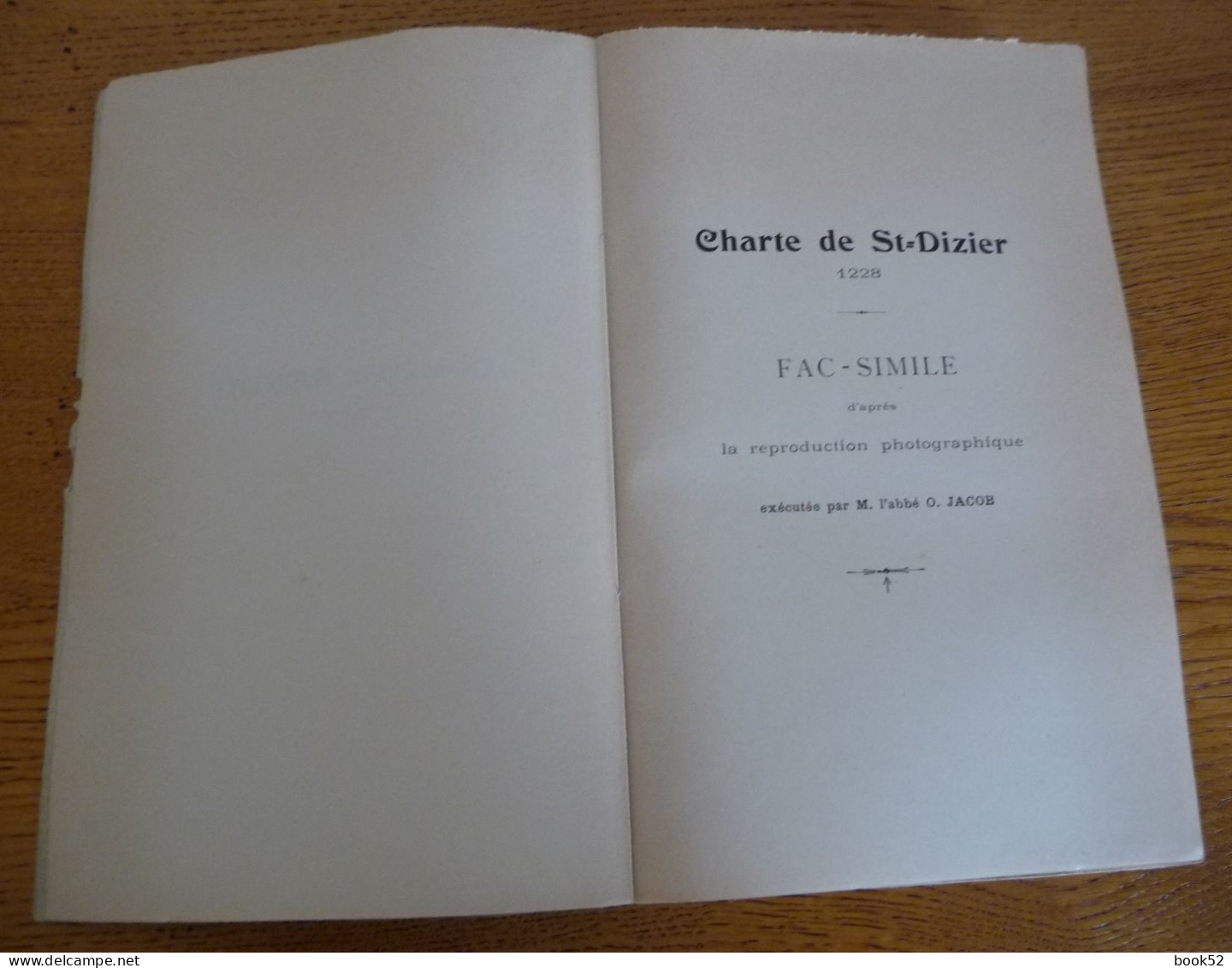 Chartre De SAINT-DIZIER 1228 (Fac-Similé) Avec Traduction, - Le Sol Et Les Eaux... - Hygiène Publique... (1899) - Champagne - Ardenne