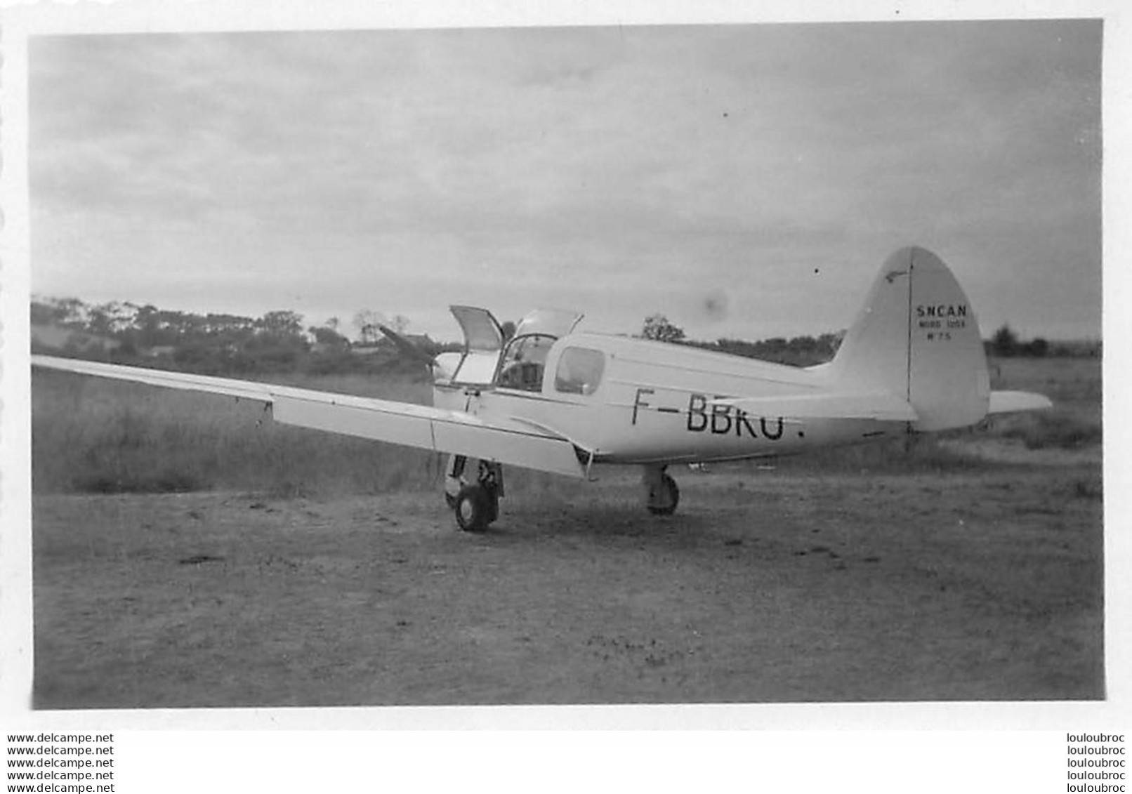 LA BAULE ESCOUBLAC 1949 AVION NORECRIN PHOTO ORIGINALE 9 X 6 CM R1 - Luchtvaart