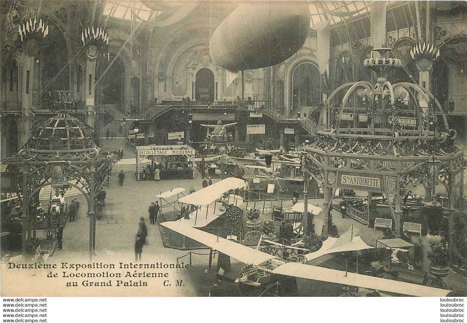 DEUXIEME EXPOSITION INTERNATIONALE DE LOCOMOTION AERIENNE AU GRAND PALAIS REF 3 - Andere & Zonder Classificatie