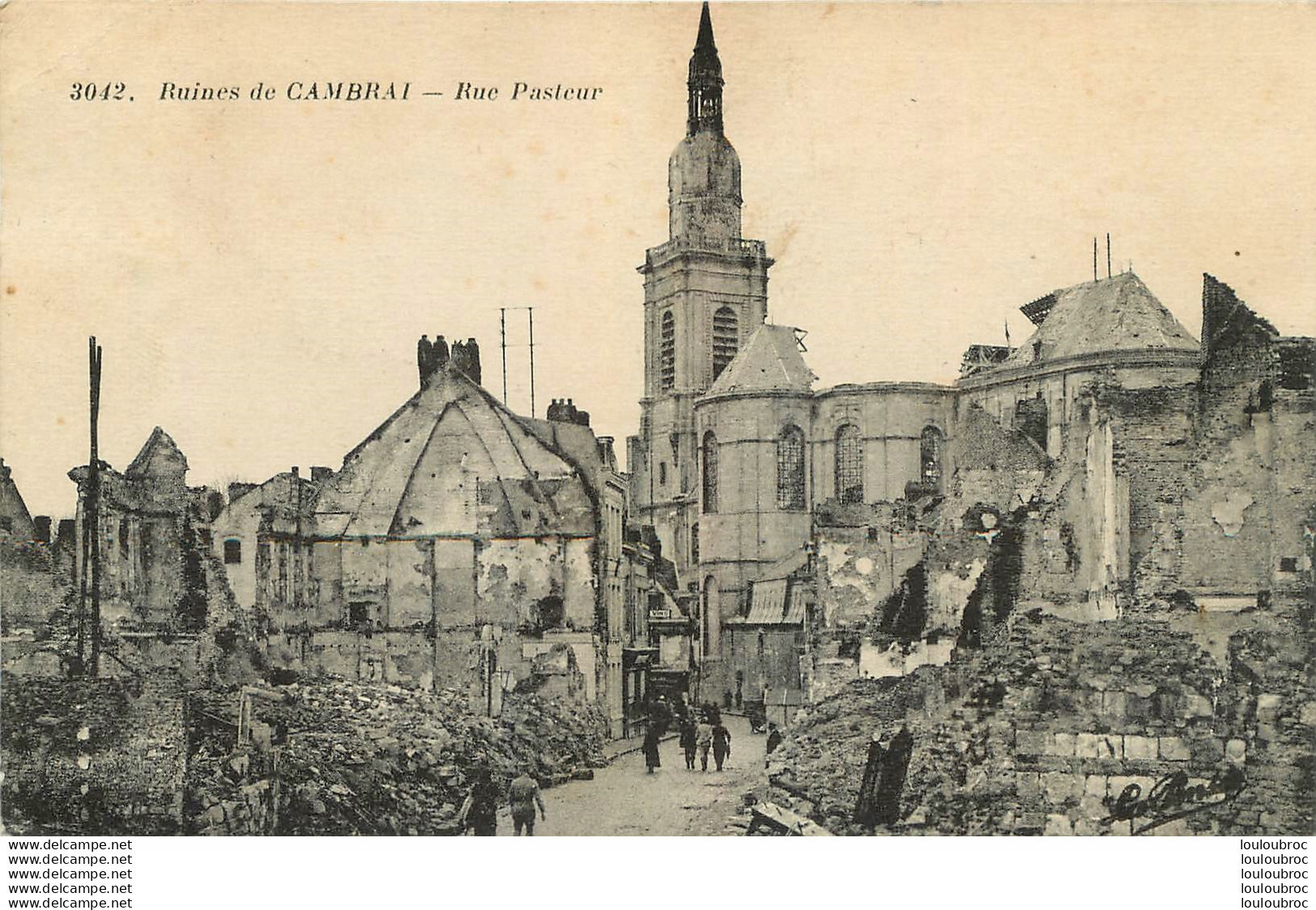 CAMBRAI RUINES RUE PASTEUR - Cambrai