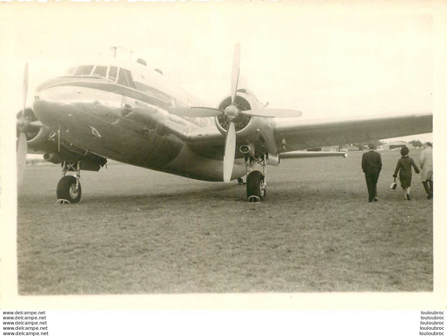 AVION VICKERS VIKING A TOUSSUS PHOTO ORIGINALE  12 X 9 CM - Luftfahrt