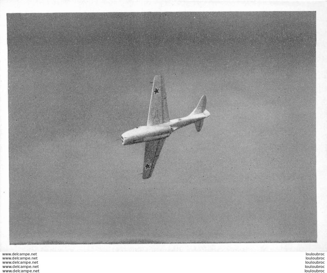 AVION MIG-9  PHOTO  M.A.P. ISSUE 1 FORMAT 10.50 X 8 CM - Aviación