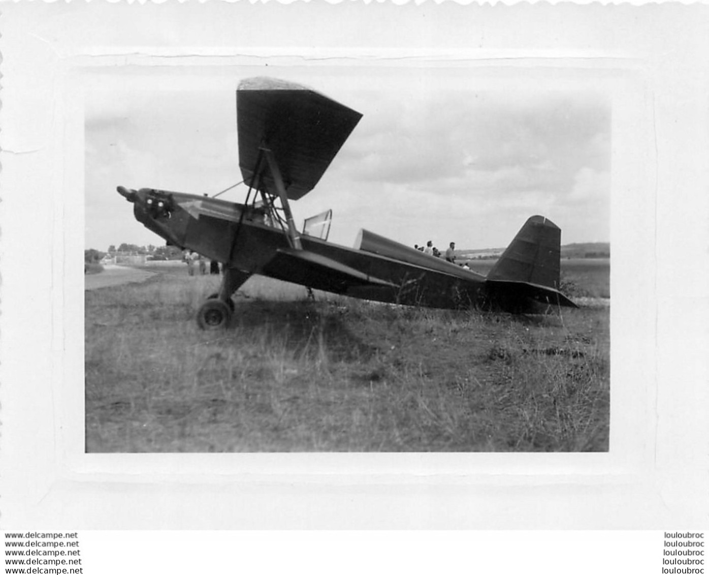 AUXERRE 1950 AVION CHAPEAU BLANCHET BIPLAN 75 CV  PHOTO 11 X 8 CM - Luftfahrt