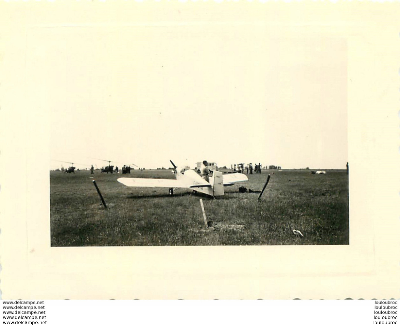 TOUSSUS LE NOBLE 1954  AVION DRUINE TURBULENT  PHOTO 10.50 X 8 CM - Aviation