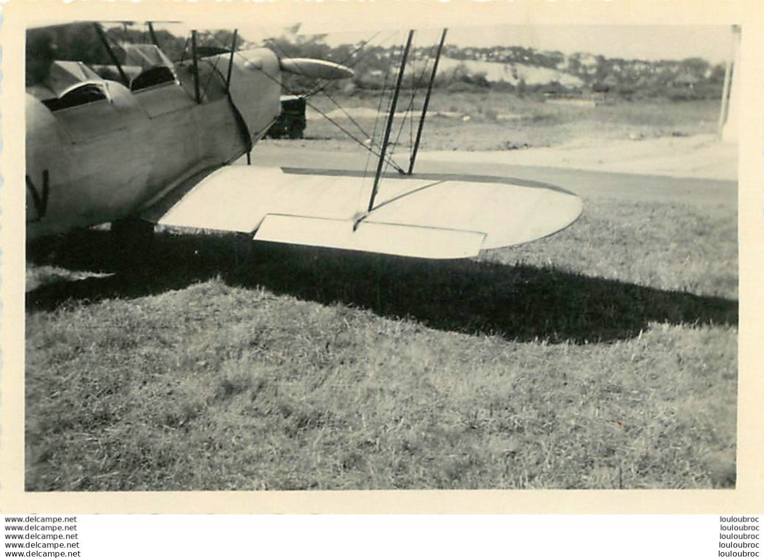 RALLYE LONDRES LA BAULE ESCOUBLAC 1948 AVION STAMPE PHOTO 9 X 6 CM R2 - Aviazione