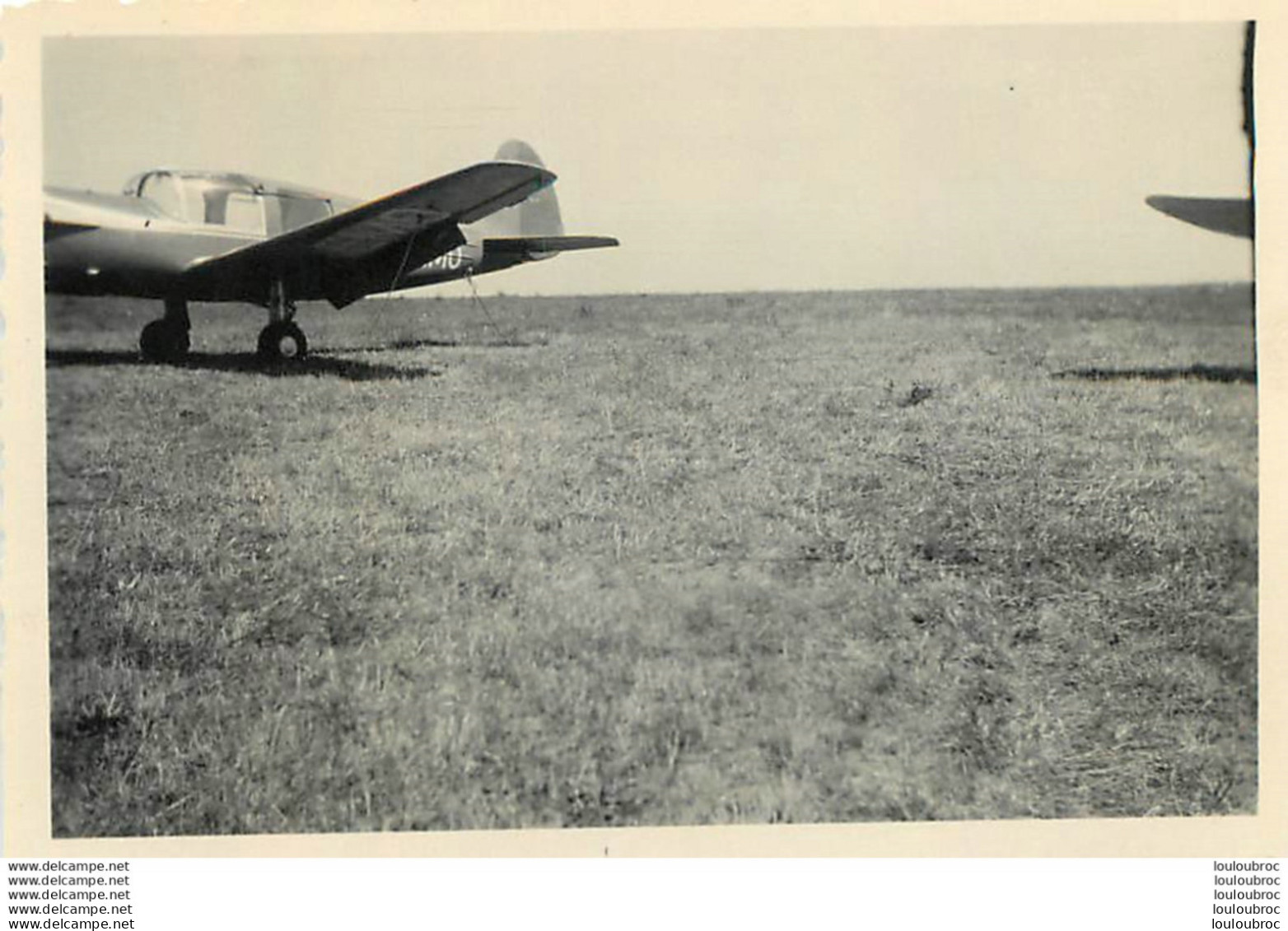 RALLYE LONDRES ESCOUBLAC 07/1948 AVION NORECRIN PHOTO 9 X 6 CM A1 - Aviazione