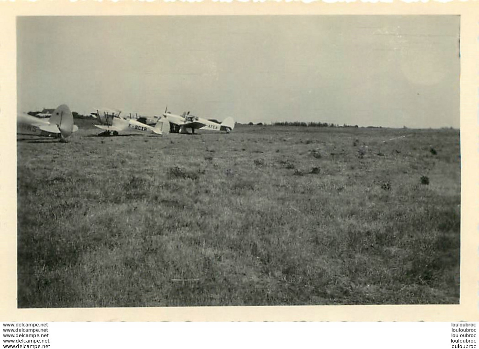 RALLYE LONDRES ESCOUBLAC 07/1948 AVIONS PHOTO 9 X 6 CM A3 - Aviation