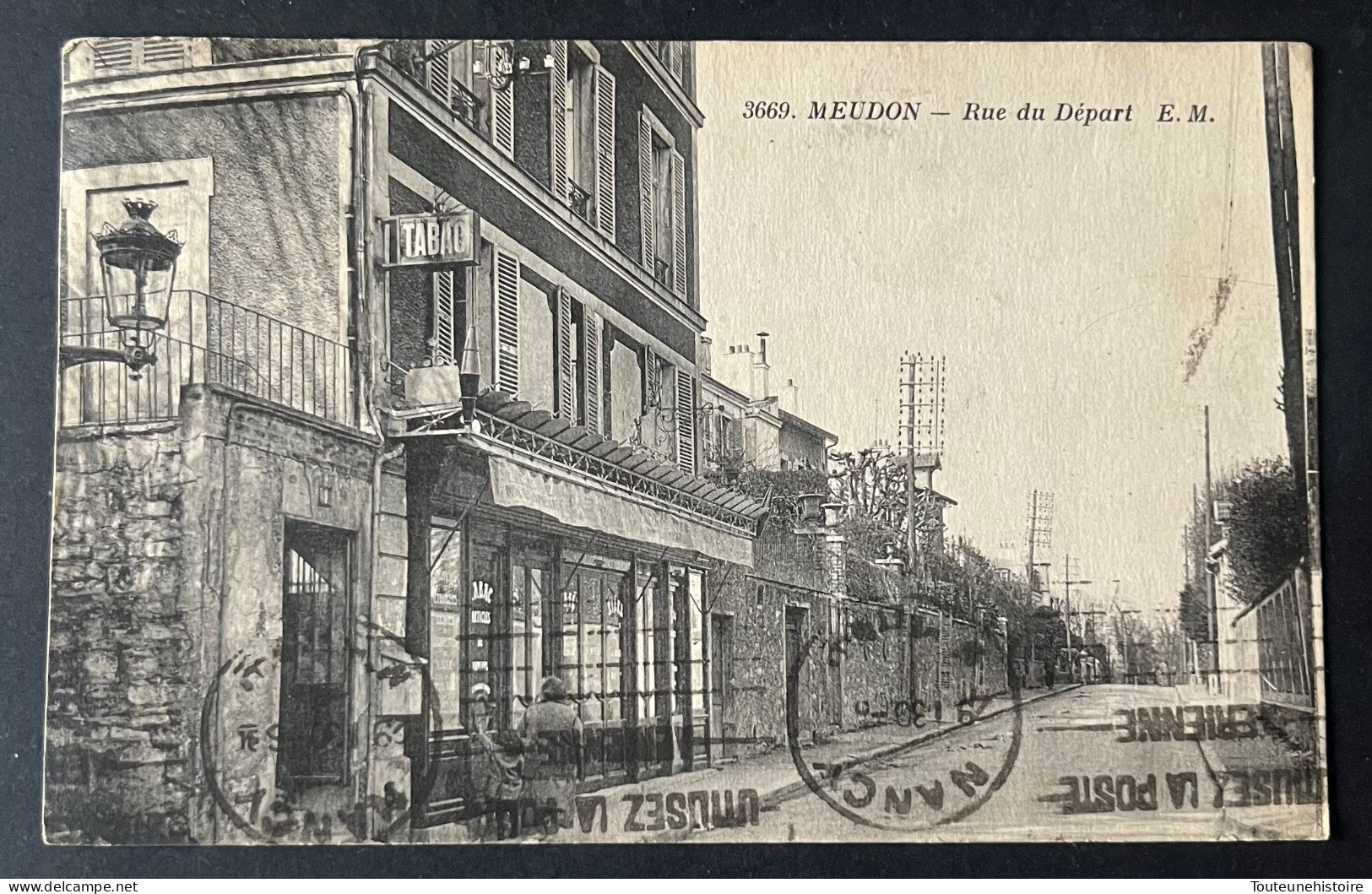 Cpa Meudon Rue Du Départ Nancy Ref D19 - Meudon