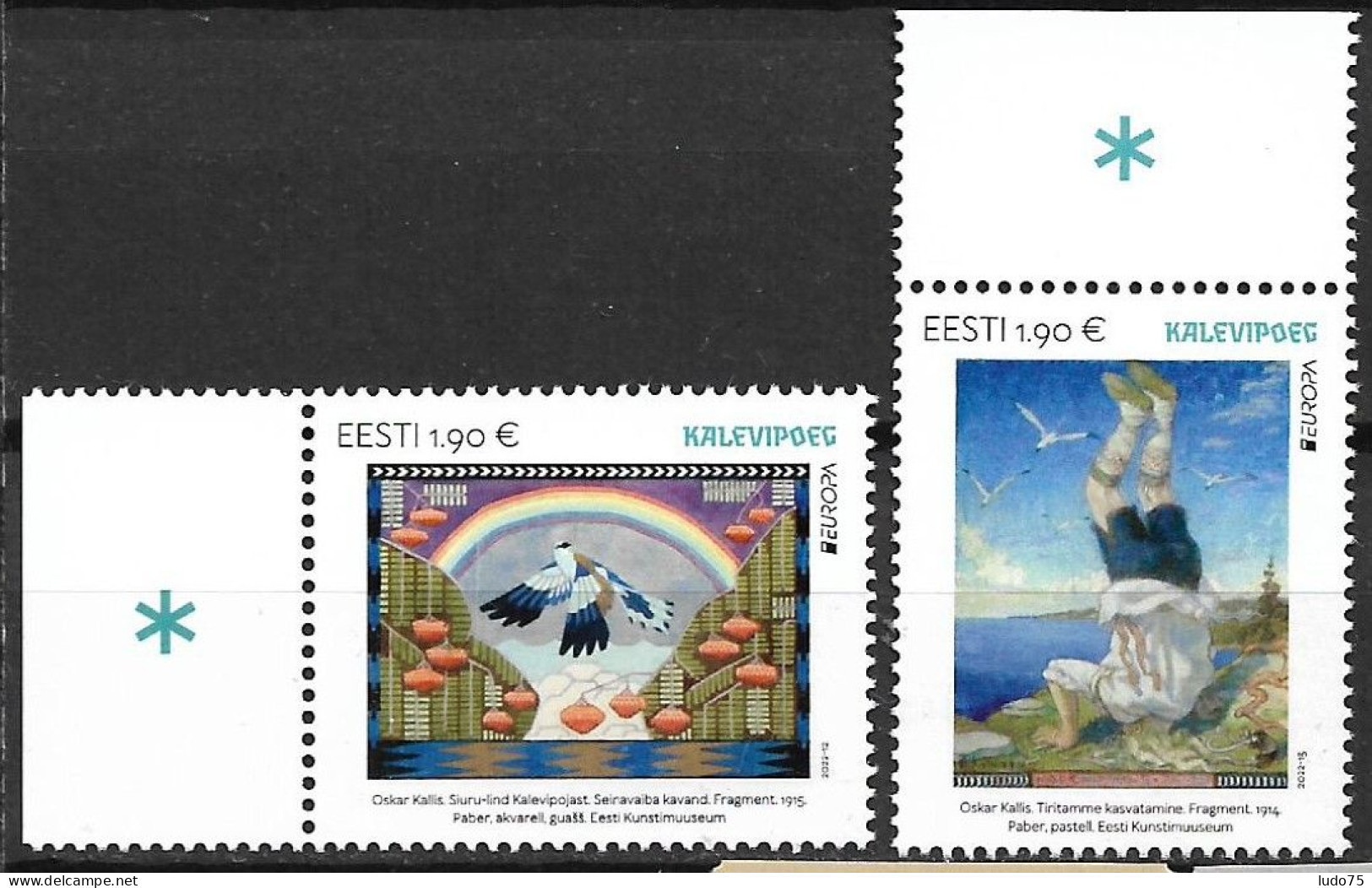 ESTONIA ESTONIE ESTLAND EUROPA CEPT 2022 Serie/set, Neuf/mint/ungestemp. - 2022