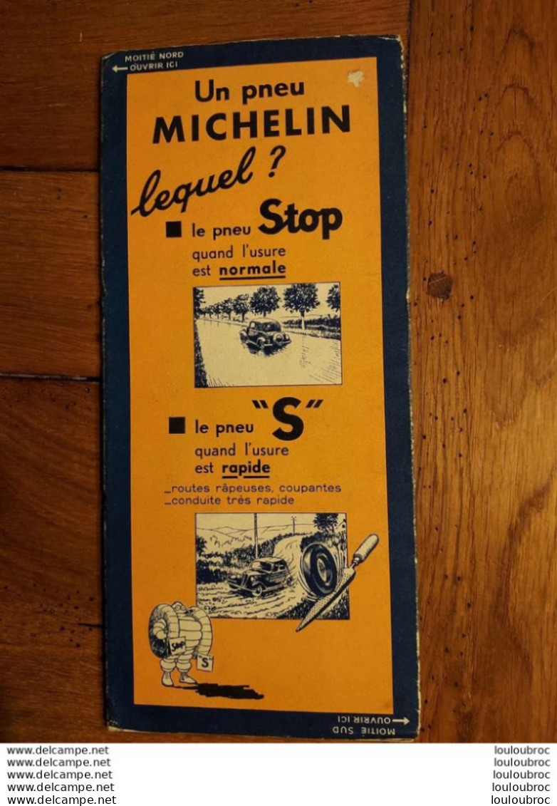 CARTE ROUTIERE MICHELIN  N°57 VERDUN WISSEMBOURG 1/200 000 BIBENDUM - Strassenkarten