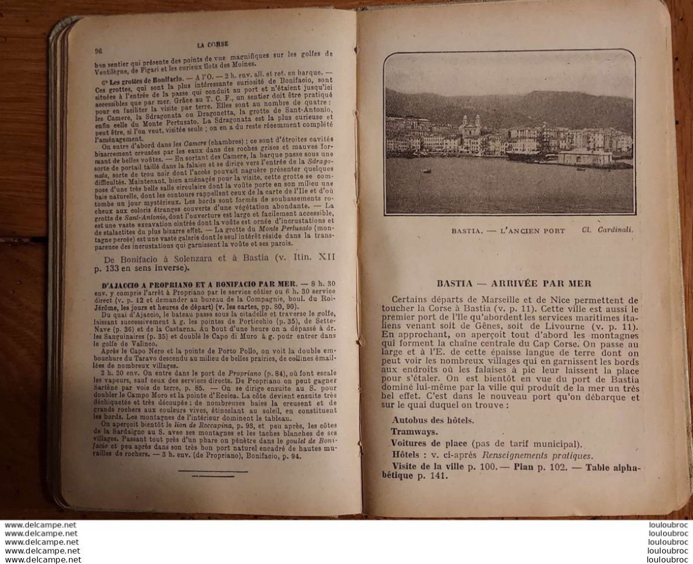 GUIDES POL GUIDE PRATIQUE DE LA CORSE 1937 FARFAIT ETAT 150 PAGES + PUBLICITES - Tourismus