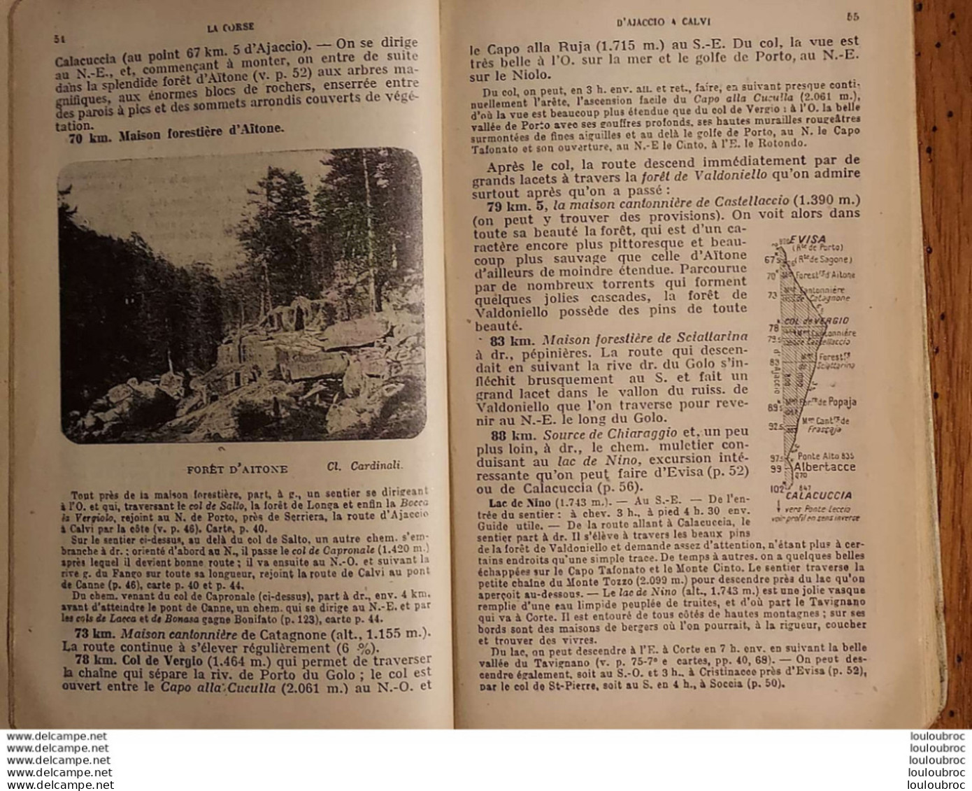 GUIDES POL GUIDE PRATIQUE DE LA CORSE 1937 FARFAIT ETAT 150 PAGES + PUBLICITES