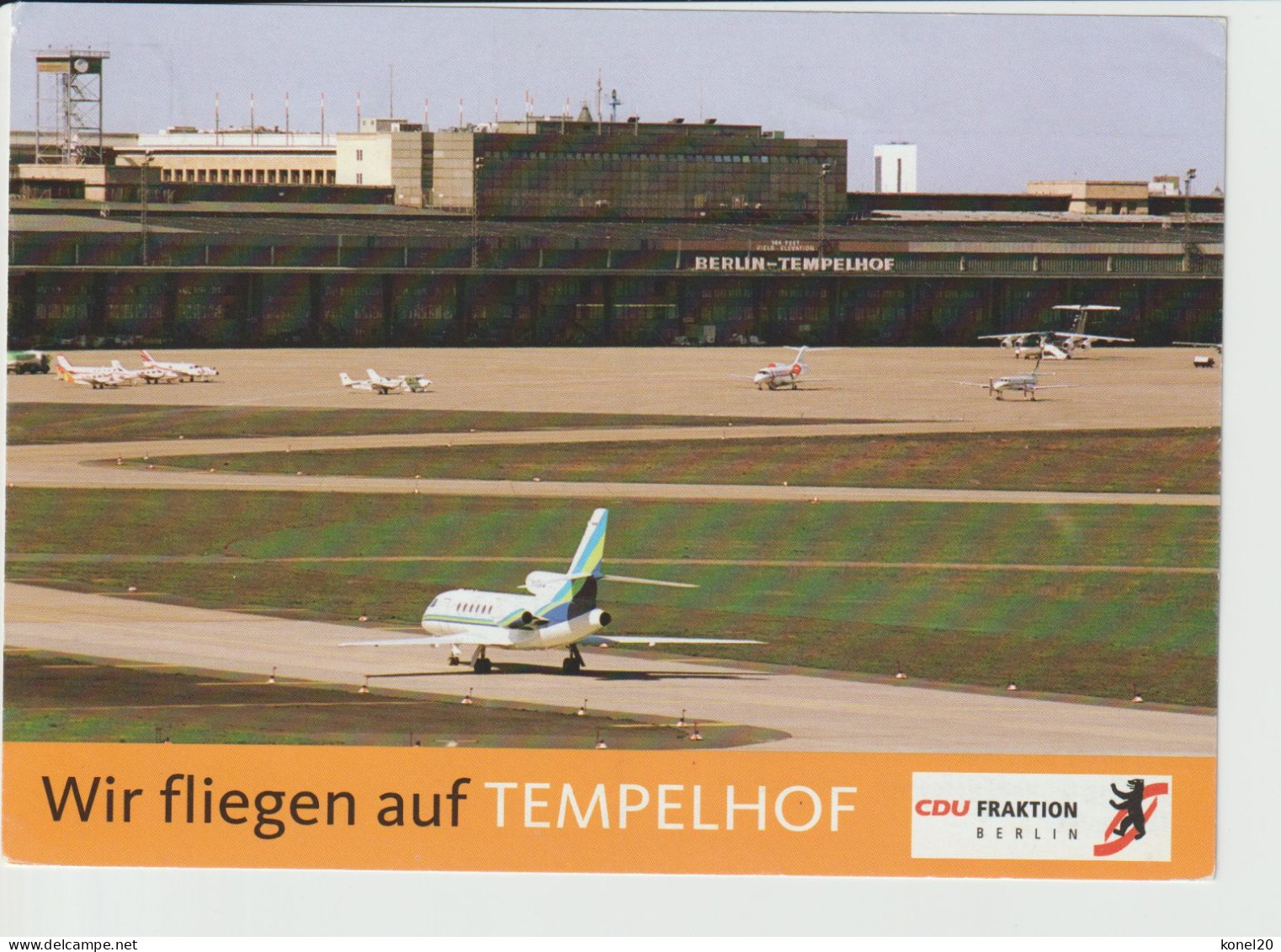 Vintage Pc Aircraft @ Berlin Airport Tempelhof - 1919-1938: Interbellum