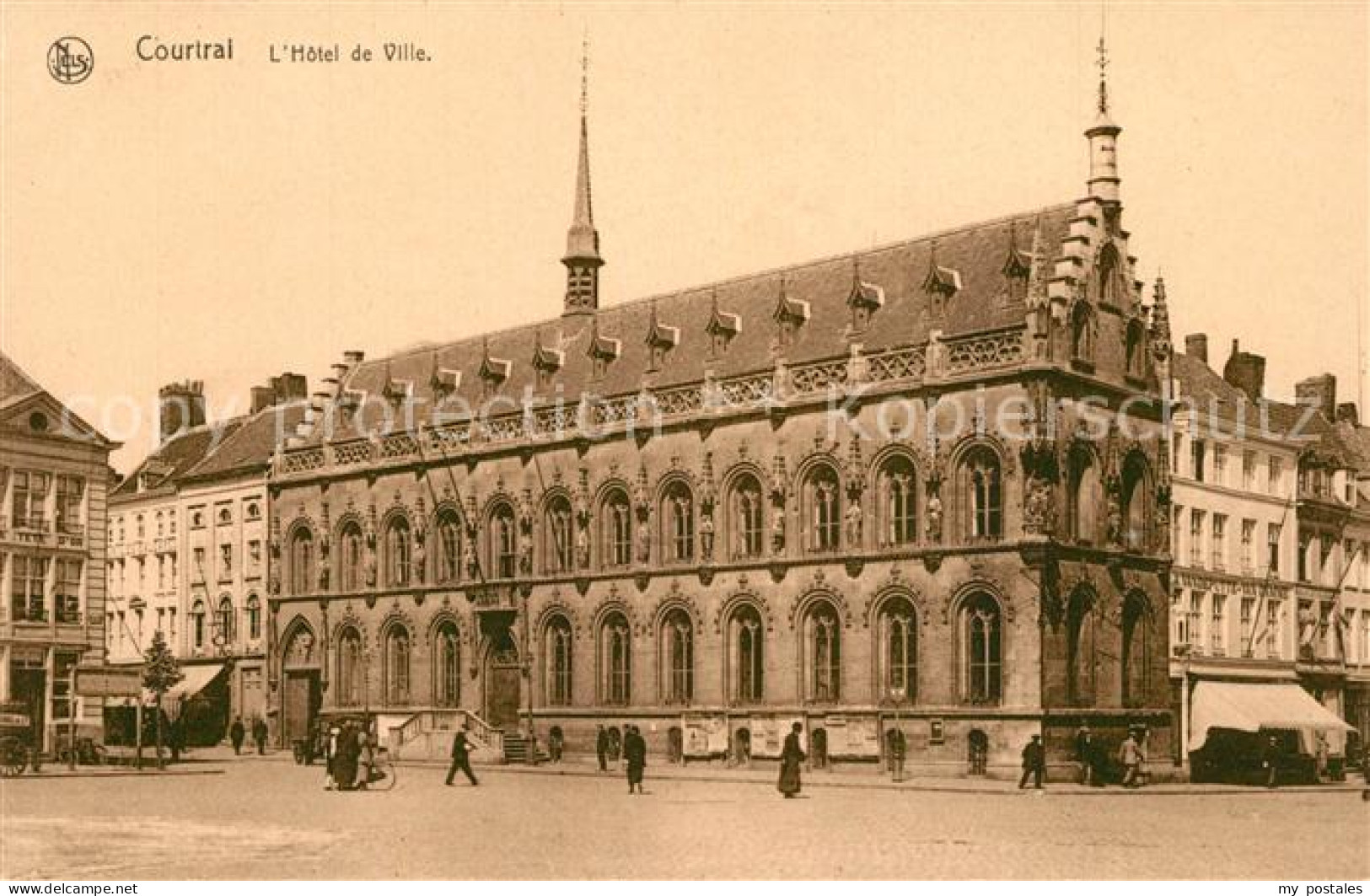 73340466 Courtrai Flandre Hotel De Ville Courtrai Flandre - Andere & Zonder Classificatie