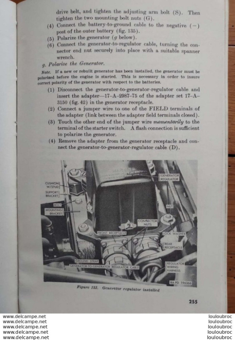 CARGO TRUCK   AMBULANCE TRUCK LIVRE MAINTENANCE 1955 OF THE ARMY AND THE AIR FORCE 466 PAGES ECRIT EN ANGLAIS - KFZ